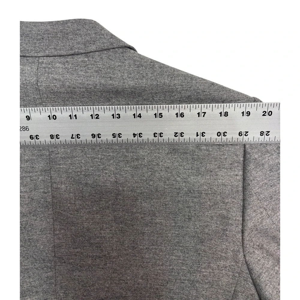vtg Ermenegildo Zegna Italy 46R 40x30 Heather Gray 2pc Pant Suit Light Flannel
